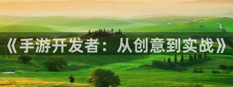 摩根娱乐这个平台怎么样：《手游开发者：从创意到实战》